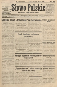 Słowo Polskie. 1933, nr 9