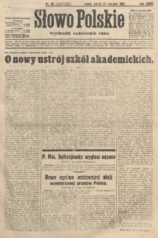 Słowo Polskie. 1933, nr 26