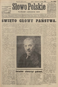 Słowo Polskie. 1933, nr 32