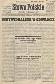 Słowo Polskie. 1933, nr 75