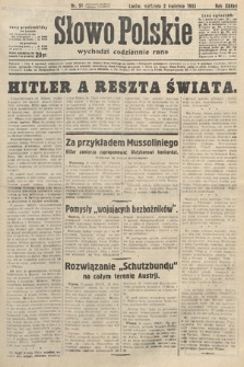 Słowo Polskie. 1933, nr 91