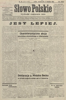 Słowo Polskie. 1933, nr 92