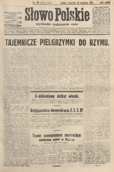 Słowo Polskie. 1933, nr 107