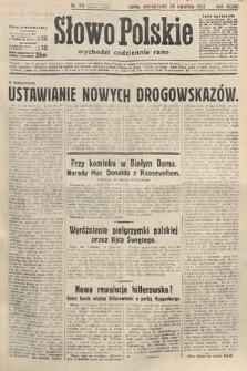 Słowo Polskie. 1933, nr 111