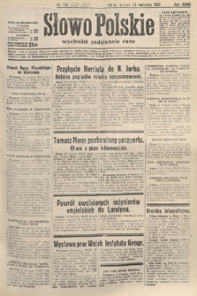 Słowo Polskie. 1933, nr 112