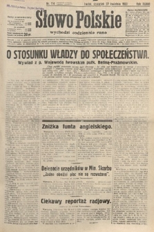 Słowo Polskie. 1933, nr 114