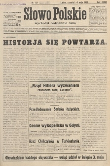 Słowo Polskie. 1933, nr 121