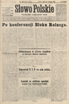 Słowo Polskie. 1933, nr 168