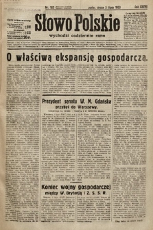 Słowo Polskie. 1933, nr 182