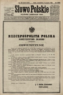 Słowo Polskie. 1933, nr 250