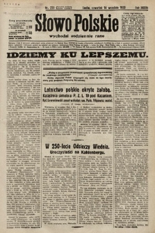Słowo Polskie. 1933, nr 253
