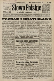 Słowo Polskie. 1933, nr 256