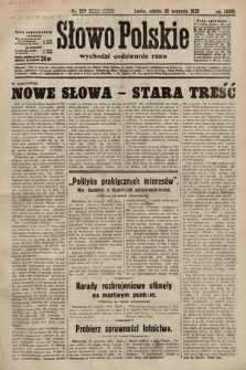 Słowo Polskie. 1933, nr 269