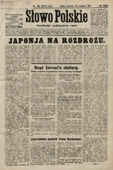 Słowo Polskie. 1933, nr 326