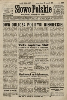 Słowo Polskie. 1933, nr 329