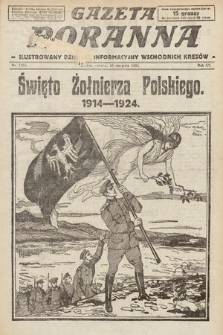 Gazeta Poranna : ilustrowany dziennik informacyjny wschodnich kresów. 1924, nr 7156