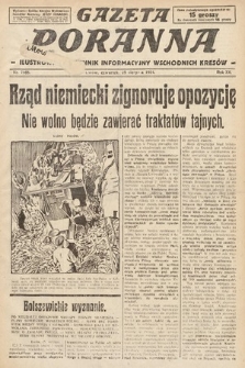 Gazeta Poranna : ilustrowany dziennik informacyjny wschodnich kresów. 1924, nr 7168