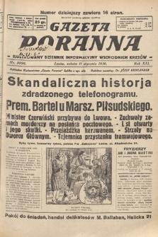 Gazeta Poranna : ilustrowany dziennik informacyjny wschodnich kresów. 1930, nr 9096