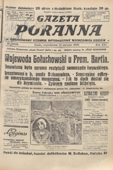 Gazeta Poranna : ilustrowany dziennik informacyjny wschodnich kresów. 1930, nr 9098