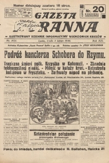 Gazeta Poranna : ilustrowany dziennik informacyjny wschodnich kresów. 1930, nr 9121