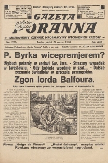 Gazeta Poranna : ilustrowany dziennik informacyjny wschodnich kresów. 1930, nr 9165