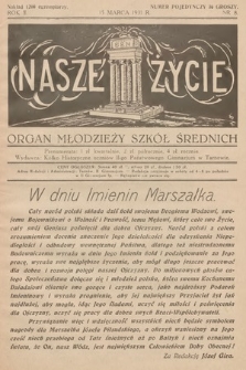 Nasze Życie : organ młodzieży szkół średnich. 1931, nr 8