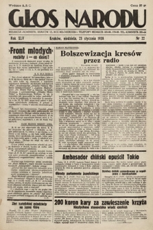 Głos Narodu. 1938, nr 22