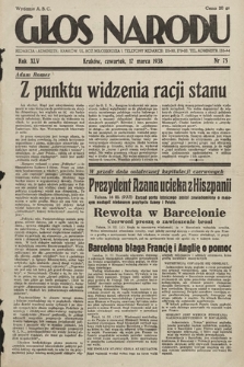 Głos Narodu. 1938, nr 75