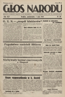 Głos Narodu. 1938, nr 119