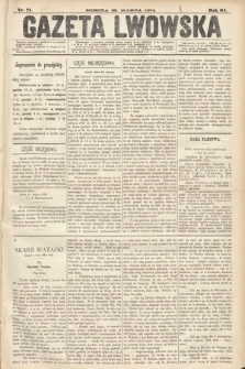 Gazeta Lwowska. 1874, nr 71