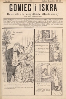 Goniec i Iskra : dziennik dla wszystkich : illustrowany. 1890, nr 2