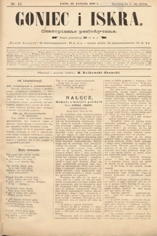 Goniec i Iskra : czasopismo perjodyczne. 1898, nr 13