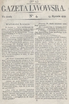 Gazeta Lwowska. 1819, nr 4