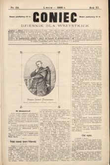 Goniec : dziennik dla wszystkich. 1888, nr 29