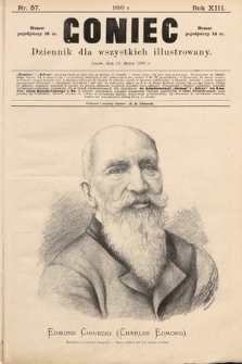 Goniec : dziennik dla wszystkich illustrowany. 1890, nr 57