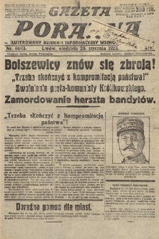 Gazeta Poranna : ilustrowany dziennik informacyjny wschodnich kresów. 1923, nr 6603