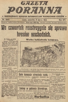 Gazeta Poranna : ilustrowany dziennik informacyjny wschodnich kresów. 1923, nr 6642