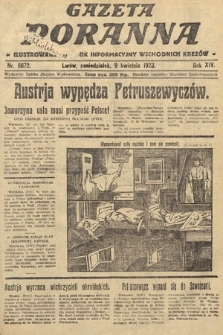 Gazeta Poranna : ilustrowany dziennik informacyjny wschodnich kresów. 1923, nr 6672