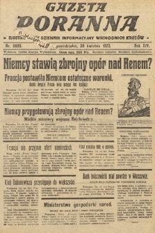 Gazeta Poranna : ilustrowany dziennik informacyjny wschodnich kresów. 1923, nr 6693