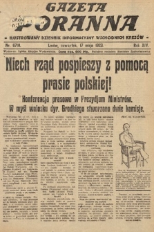 Gazeta Poranna : ilustrowany dziennik informacyjny wschodnich kresów. 1923, nr 6710