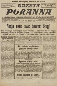 Gazeta Poranna : ilustrowany dziennik informacyjny wschodnich kresów. 1925, nr 7336