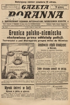 Gazeta Poranna : ilustrowany dziennik informacyjny wschodnich kresów. 1925, nr 7410