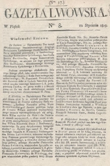 Gazeta Lwowska. 1819, nr 8