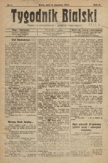 Tygodnik Bialski : pismo chrześcijańskich i polskich organizacyi. 1920, nr 1