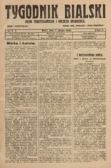 Tygodnik Bialski : pismo chrześcijańskich i polskich organizacyi. 1920, nr 6