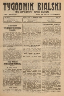 Tygodnik Bialski : pismo chrześcijańskich i polskich organizacyi. 1920, nr 16