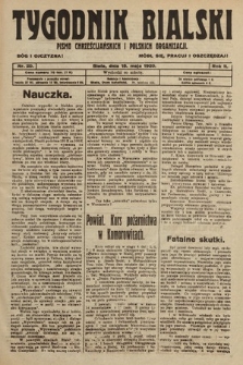 Tygodnik Bialski : pismo chrześcijańskich i polskich organizacyi. 1920, nr 20