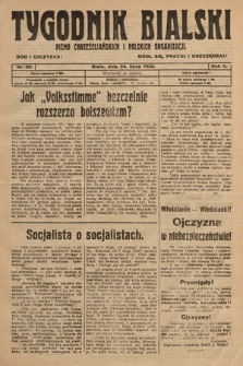 Tygodnik Bialski : pismo chrześcijańskich i polskich organizacyi. 1920, nr 30