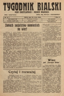 Tygodnik Bialski : pismo chrześcijańskich i polskich organizacyi. 1920, nr 31
