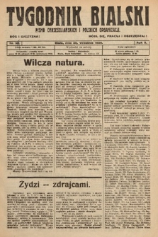 Tygodnik Bialski : pismo chrześcijańskich i polskich organizacyi. 1920, nr 39